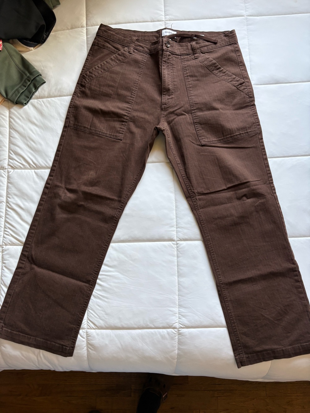 Goodfellow & Co Brown Cargo Utility Pants